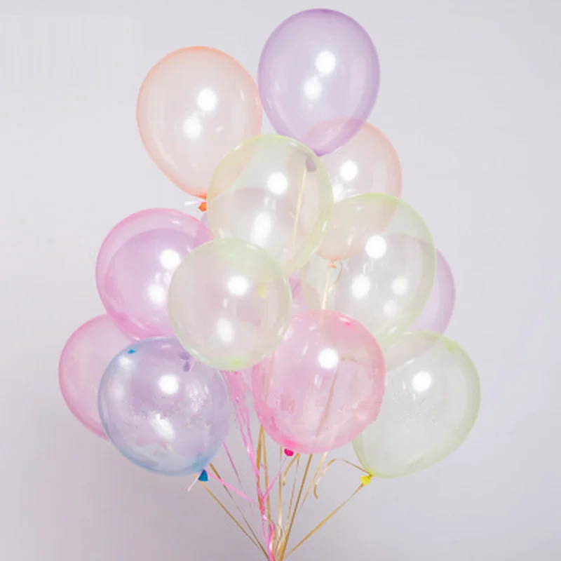 

Color crystal wave wave balloon spot custom transparent color crystal color balloon multicolor selection crystal wave