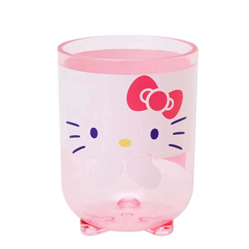 Рисунок Hello kitty Детская щетка зубы полоскание мультфильм прекрасный детский сад напиток пластиковый контейнер для воды 150 мл чашка