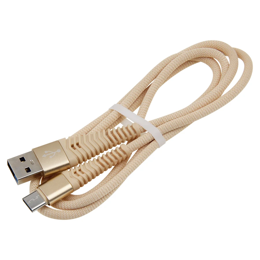 100 шт. 1 м 3 фута Micro type C 8pin USB зарядное устройство кабель Шнур для iPhone XR XS Max samsung сильный оплетенный тканевый Нейлон Плетеный адаптер