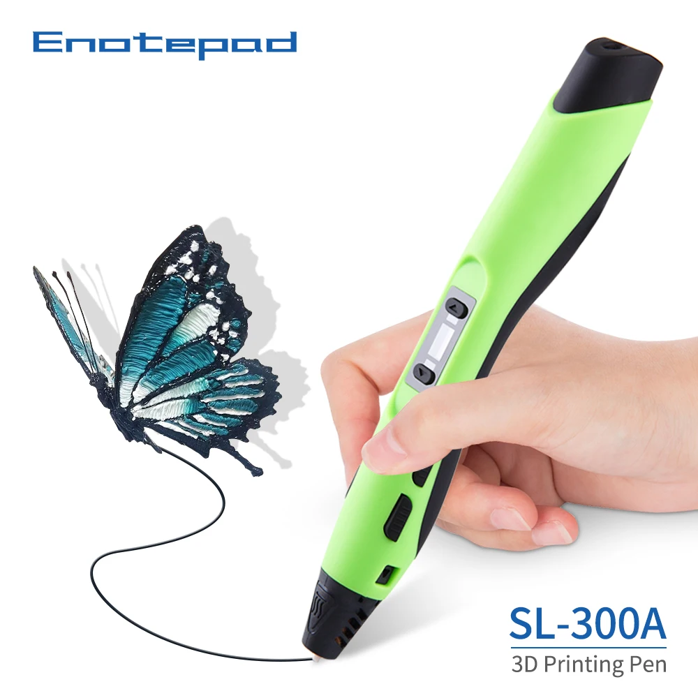 Enotepad 3D Ручка печать SL 300A USB кабель crazy1.75 мм и UBS легко Рисование для детей подарок