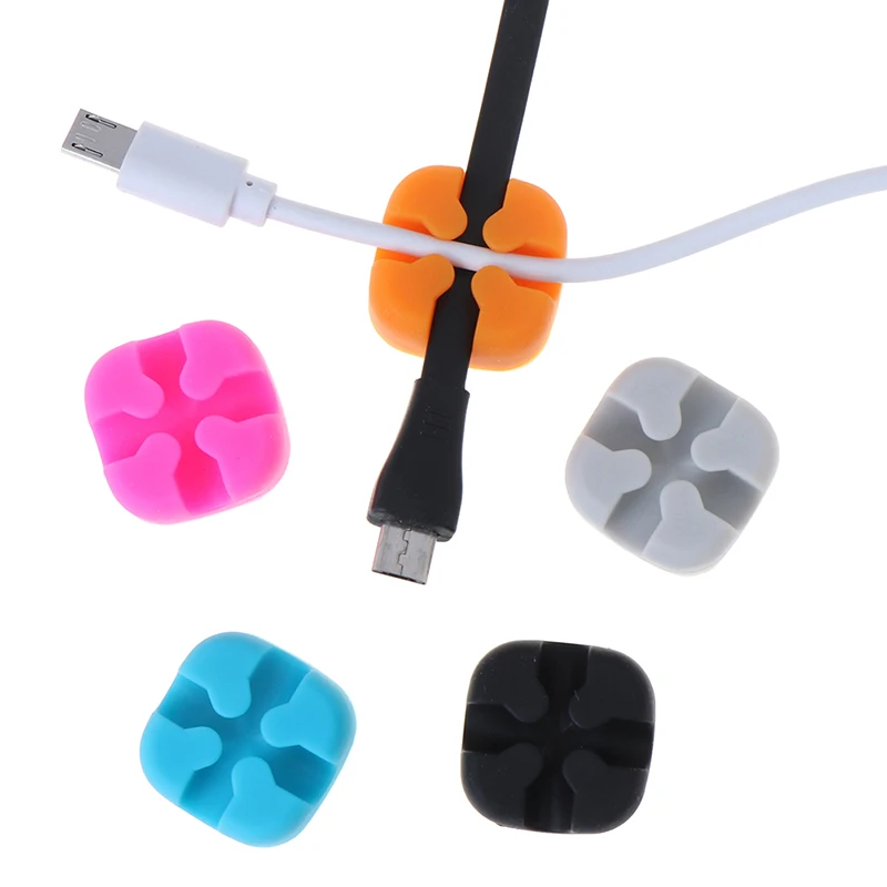 Компьютерный шнур мышь провод телефон USB кабель держатель ПК кабель органайзер для телефона Android сотовый телефон зарядное устройство шнур держатель
