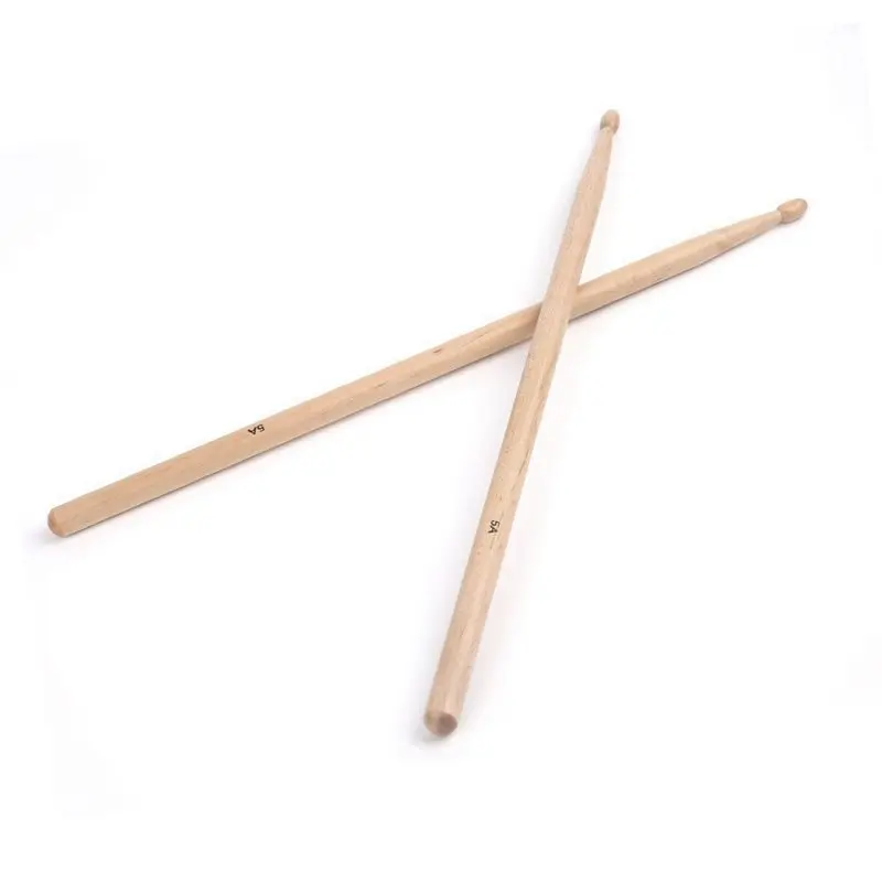 

2 Pair 5A Drum Sticks Classic Maple Wood Drumsticks Sets and 1 Pair Drum Wire Brushes Retractable Drum Sticks Brush with 1 Stora