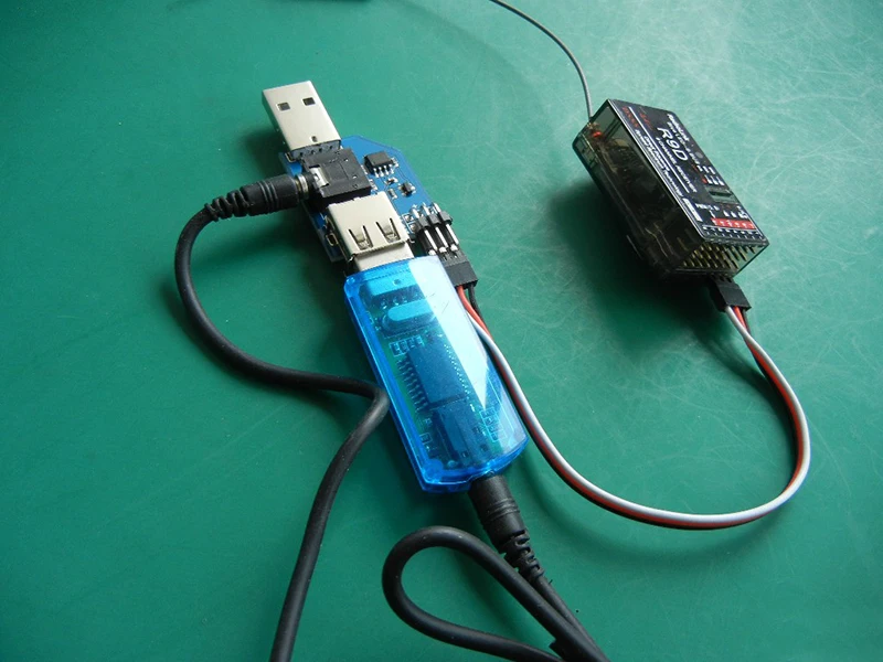 1PC Wireless Flight Simulator Adapter PPM SBUS Output Receiver Converter for RC Aircraft Controlling Parts