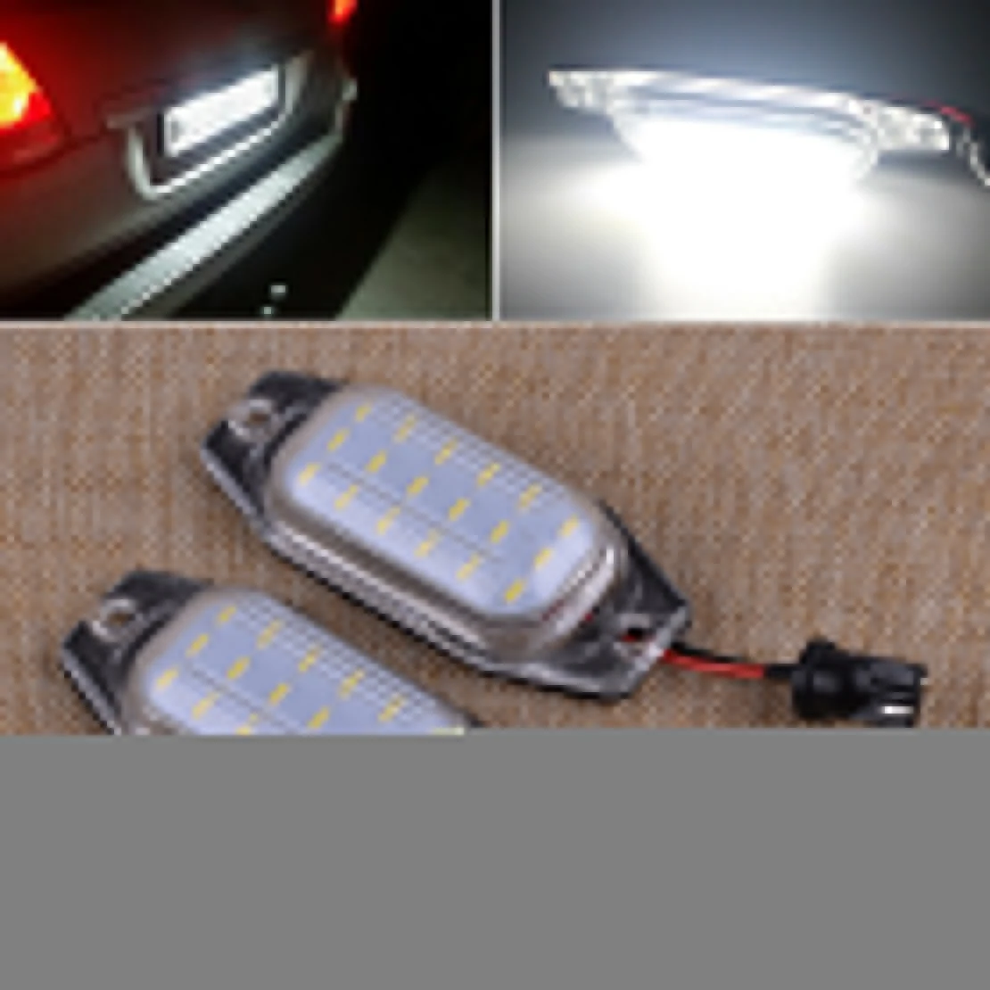 CITALL 2 шт. подходит для Toyota J80 Land Cruiser Prado Lexus LX450 светодиодный номерной знак светильник 3W