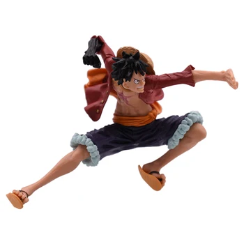 

7'' 17CM One Piece 6 Monkey D Luffy PVC Figure Model Luffy Battle Ver Toys Doll