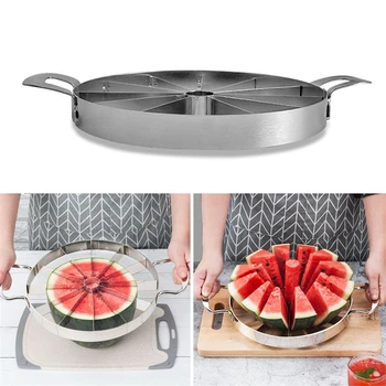 

Kitchen Practical Tools Creative Watermelon Slicer Melon Cutter Knife 420 stainless steel Fruit Cutting Slicer