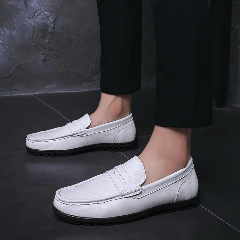 Men Loafers Designer Shoes Men High Quality Men Shoes Fashion Brand Mens Style Shoes Sneakers Men Casual Leather Shoes Sell Hot