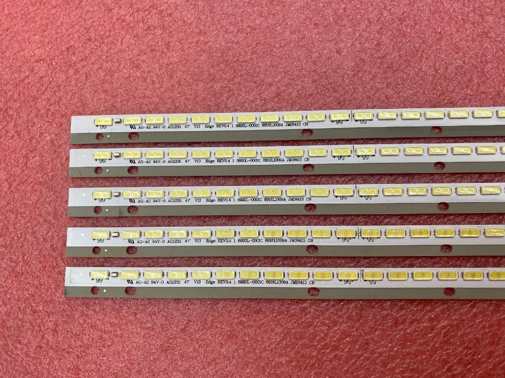Новый 5 шт. * 66 светодиодный s 587 мм светодиодный полосы подсветки 47 "V13 край 6920L-0001C 6916L1003A 69161009B для 6922L-0052A 6922L-0052