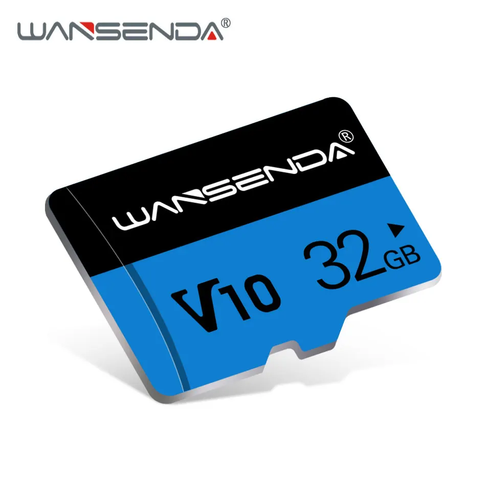 WANSENDA, карта памяти, Micro SD, 16 ГБ, 32 ГБ, 64 ГБ, класс 10, Microsd, TF карта, 128 ГБ, Transflash, 4 K, карта с бесплатным адаптером
