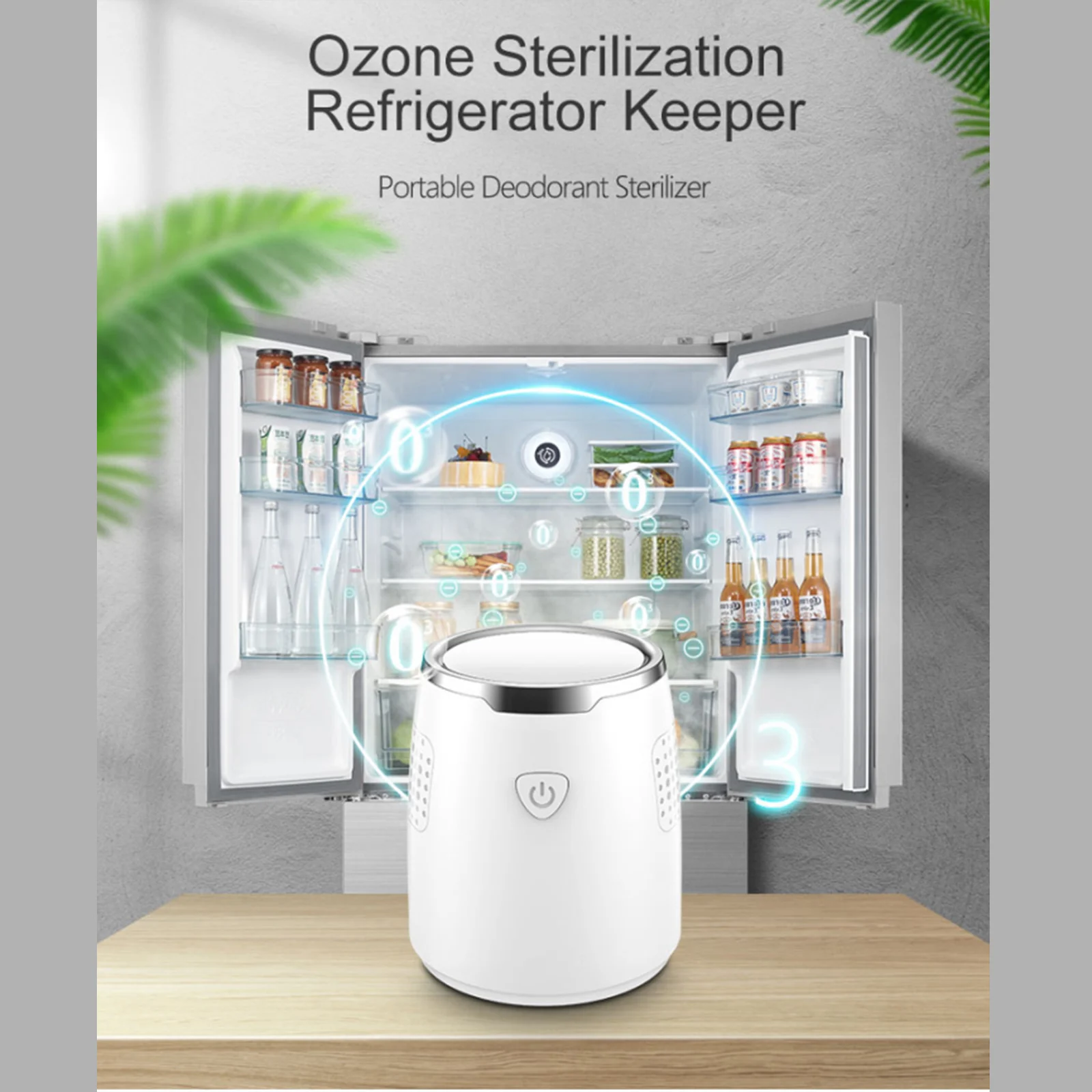 

Home Mini Portable Ozone Generator Air Purifier Ionizer Cleaner Remover Odour Cigarette Smell Bacteria Fridge Car Cabinet