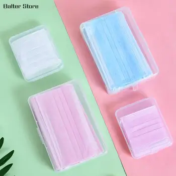 

10pcs/set Disposable Face Mask Storage Box Dustproof And Moistureproof Maskc Mouths Gauze Mask Storage Clip Container Case
