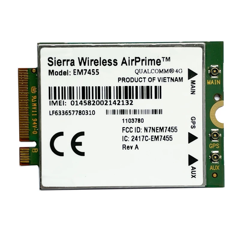 Módulo de Usb Em7455 Dw5811e 4g Lte fd td Lte Catsh Chg Módulo Adequado para E7270 E7470 E7370 E5570 E5470 - Imagem 3