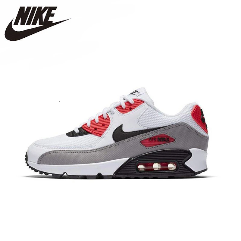 Nike Air Max 90 Оригинальное Новое поступление Женская обувь для бега с воздушной подушкой дышащие Спортивные кроссовки #325213-132