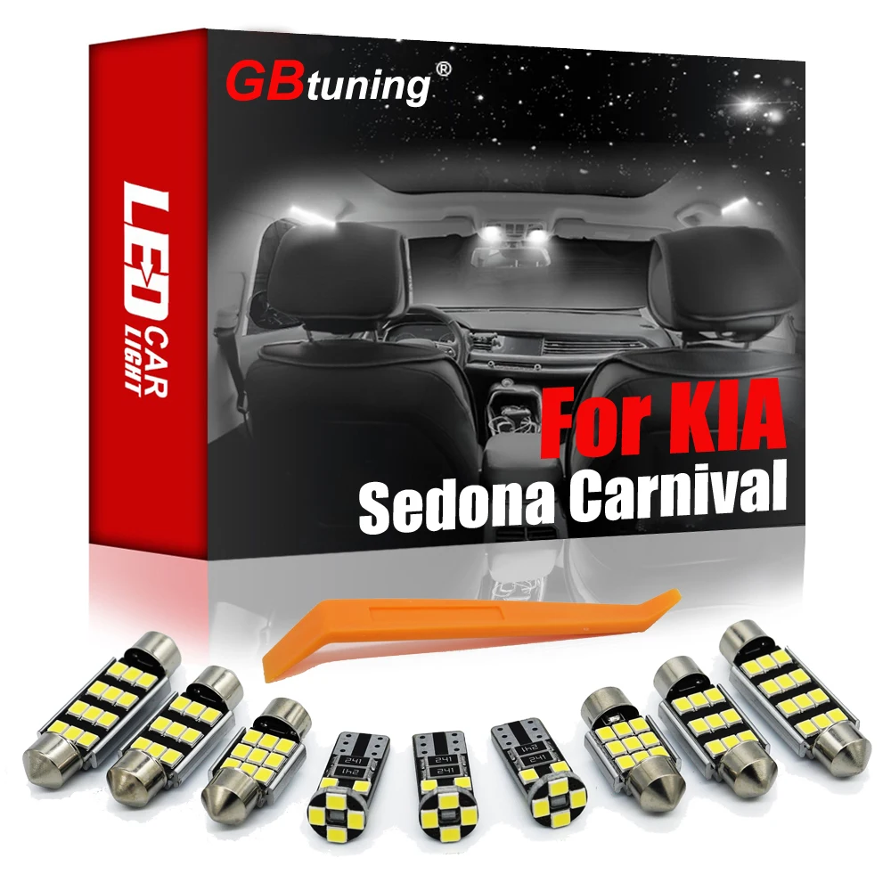 GBtuning без ошибок светодиодный интерьер светильник комплект для KIA Sedona карнавал 2006