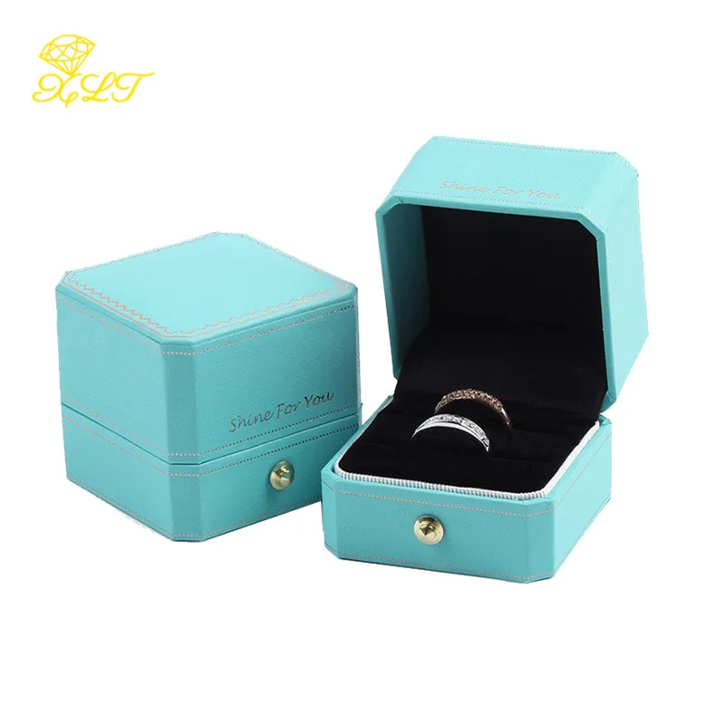 Custom luxury engagement ring box jewellery packaging, jewellery ring box -  Ring boxes