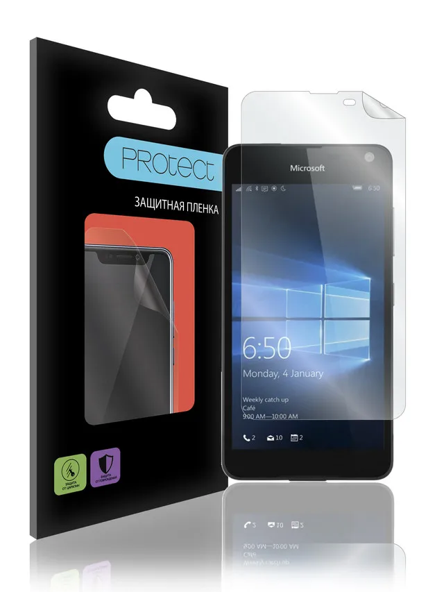 Защитная пленка Protect для Microsoft Lumia 650 / Глянцевая | Мобильные телефоны и аксессуары