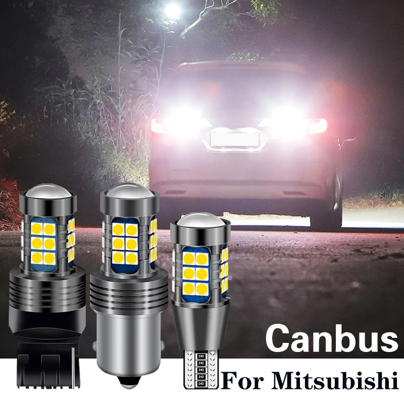 1 шт. Светодиодная лампа задсветильник хода Canbus W16W T15 P21W BA15S W21W 3157 для mitsubishi lancer x 10