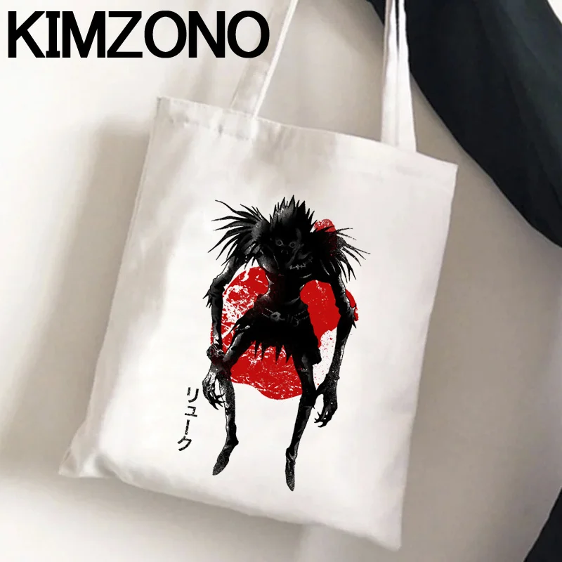 Сумка для покупок из холщовой ткани Death Note сумка продуктов складная Джутовая на