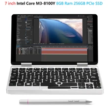 Один нетбук Onemix 2S Карманный ПК intel core M3-8100Y 8 Гб Ram 256 Гб PCIe SSD 7 дюймов 1920*1200 ips Windows 10 Dual-WiFi USB BT