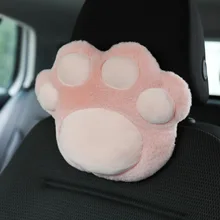 

Car Plush Headrest Waist Support Shoulder Strap Series Cat Claw Car Neck Pillow Pillow Fashion Car Interior Decoration Products