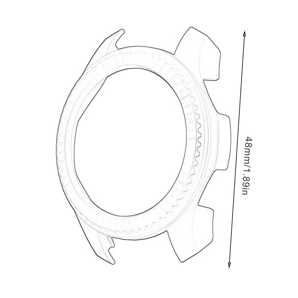 Защитный чехол для часов Galaxy S2 с рамкой, защитная рамка для умных часов, защитная крышка, аксессуары для умных часов