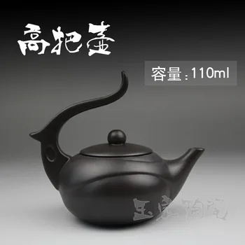 

AUTHENTIC YIXING 110ML TEAPOT TEA SET KETTLE,KUNG FU TEAPOT CHINESE PURPLE CLAY POT BLACK AND RED TEA SERVICE