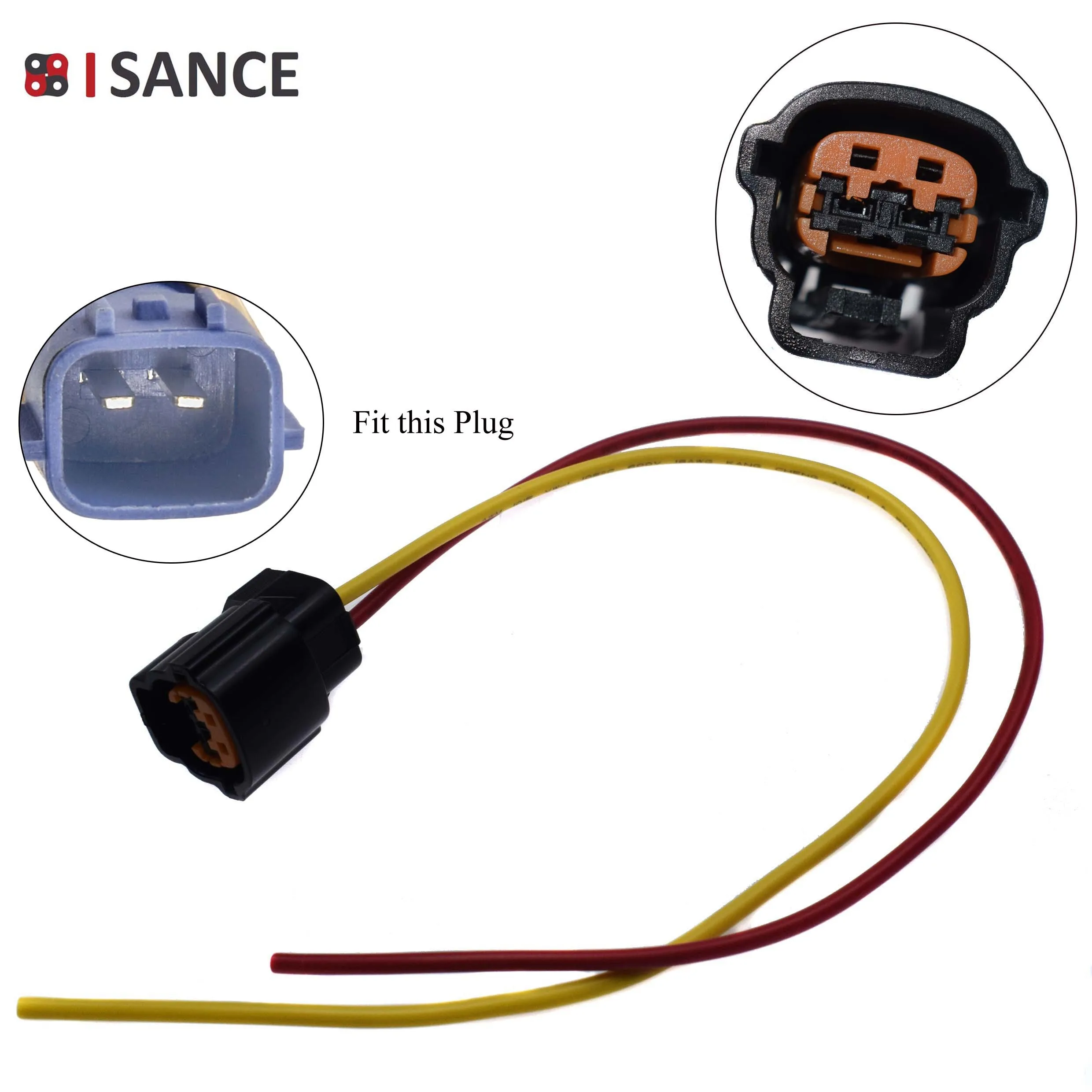 Cooling Systems Coolant Temperature Sensor Pigtail Connector For Nissan
