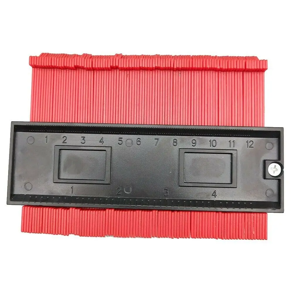

5inch Multifunctional Contour Gauge Tiling Laminate Tiles Edge Shaping Wood Measure Ruler ABS Contour Profile Gauge Duplicator