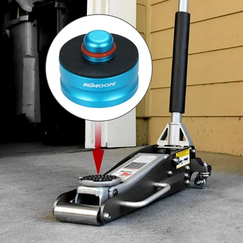 

Hot Aluminum solid Jack Lift Point Pad Adapter Jack Pad Tool Chassis Dedicated for Tesla Model 3 Car Accessories