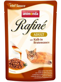 

ANIMONDA ANIMONDA RAFINE ADULT MIT KALB IN BRATENSAUSE for adult cats with beef fried sauce 100g