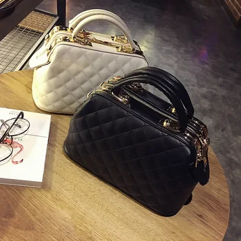 

2020 Winter New Style Shoulder Bag Casual Rhombus Chain Square Sling Bag Women's Bag Fashion Handbag Messenger Bag