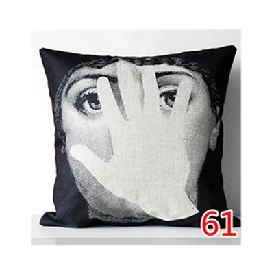 1 Ретро rosenthal Piero fornasetti в европейском стиле декоративная подушка, подушка с сердцевина из хлопчатобумажной пряжи подушка для офисного кресла Винтаж декоративная подушка для дома - Цвет: 1