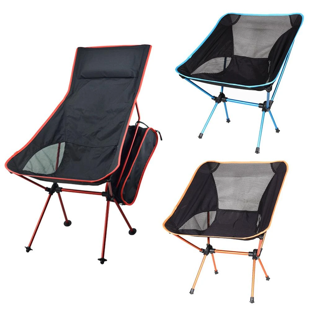 Portable Outdoor Camping Leisure Chair Cups The Back Sandwich Can Put Magazines Camping Outdoor Paper Towels And Other Oxford Cloth Folding Chairs For Fishing Bla Hiking Wooden Folding Chair 