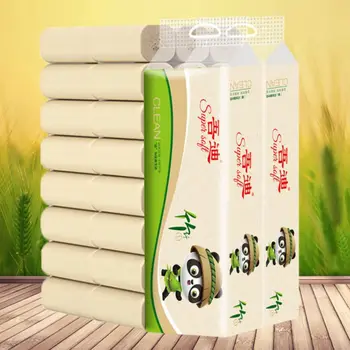 

Practical 12 Rolls / Lift Toilet Paper Natural Toilet Paper Coreless Roll Paper Household Affordable Paper Towels Toilet Paper//
