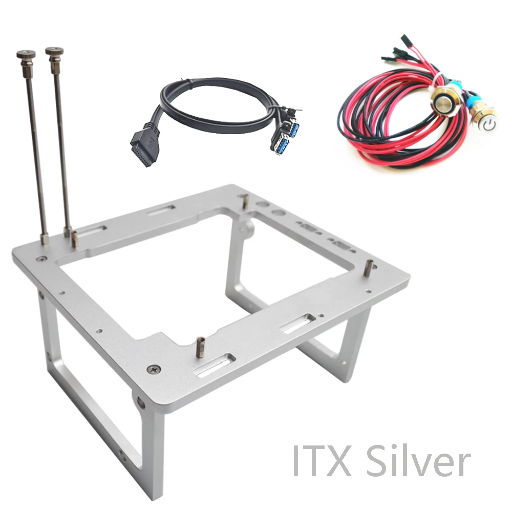 A4 Mini Itx Pc Test Bench Open Frame Usb 3 0 Water Cooling Fan