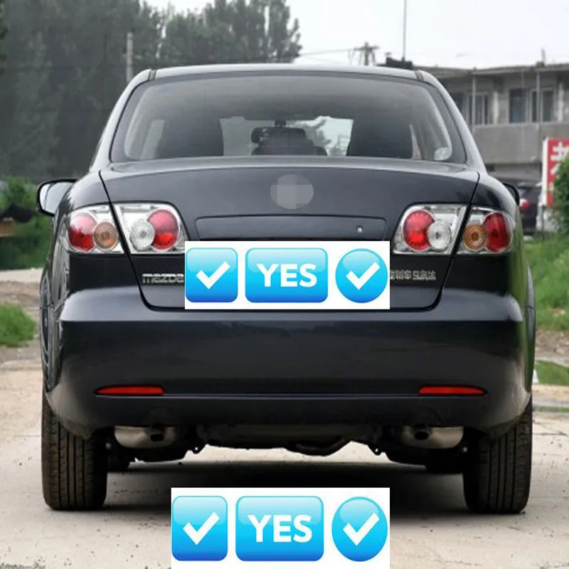 Для мазда6 Mazda 6 Gg 2003 2005 2006 2007 2008 наконечник выхлопной трубы глушитель отделка металлический автомобиль аксессуары