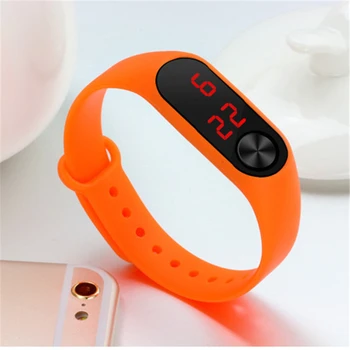 

Bracelet Watch Led Children's Wrist Watches Silicone Strap Electronic Digital Clock Military Sports Kid Date Baby Birthday Gift