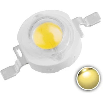 

80PCS LED Beads Warm White LED Light 1W High Power Lamp Chip 2800-3200K LED Chip