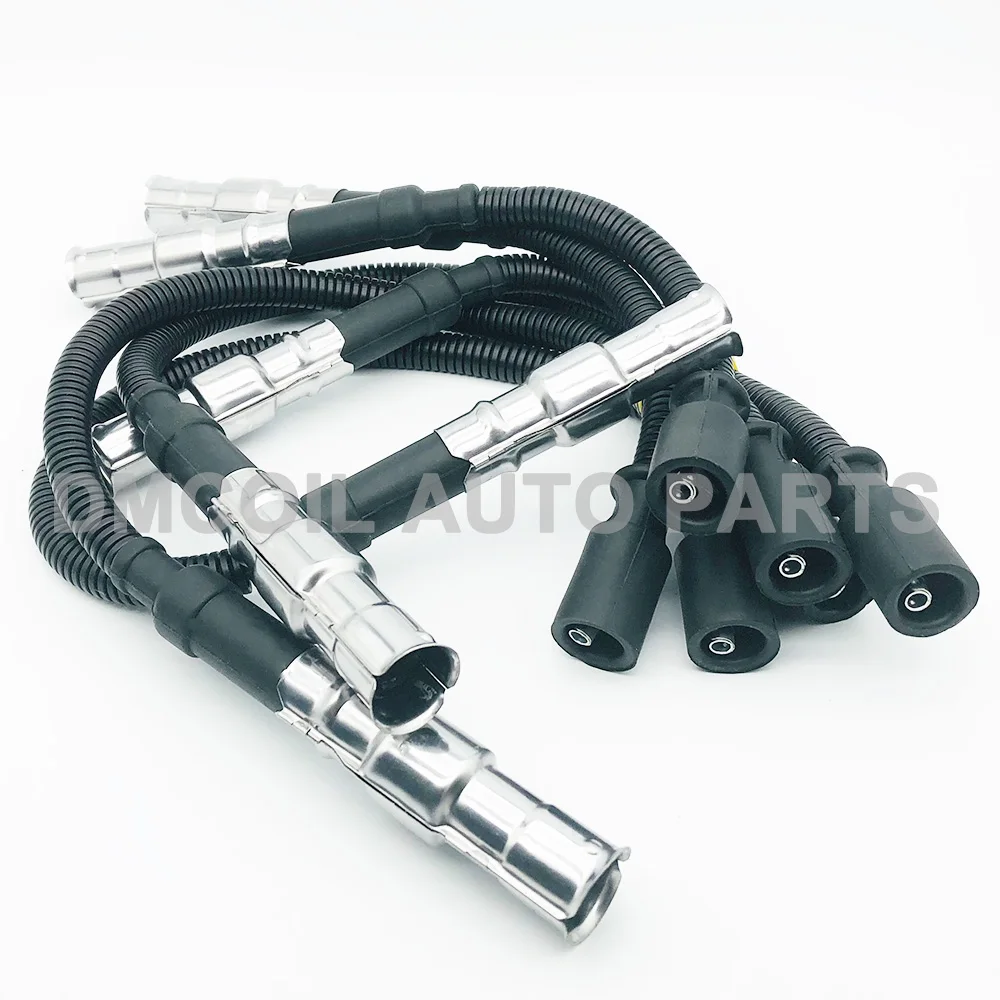 IGNITION WIRE CABLE FOR MERCEDES-B-ENZ A/B/C/E/S/M/G-CLASS CLK SL SMART CABRIO FORTWO 0.6L-5.5L 98-12 1601587703 A1121500318 ignition cable set