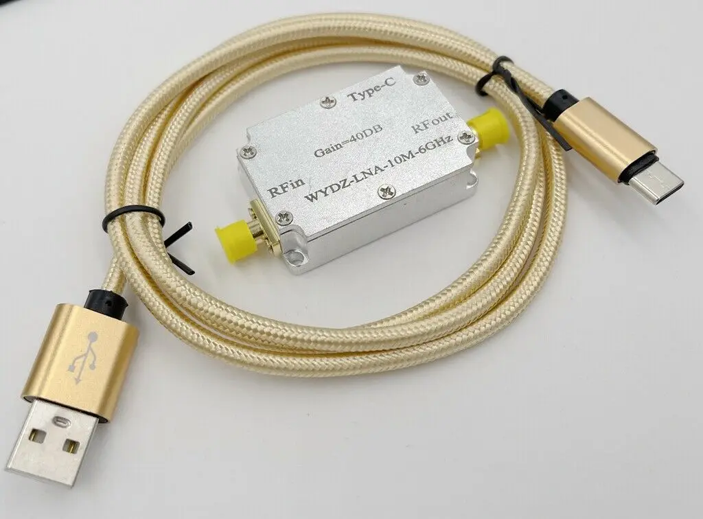 Усилитель высокой плоскости 10m-6ghz gain 40dB RF сигнальный драйвер или приемник спереди
