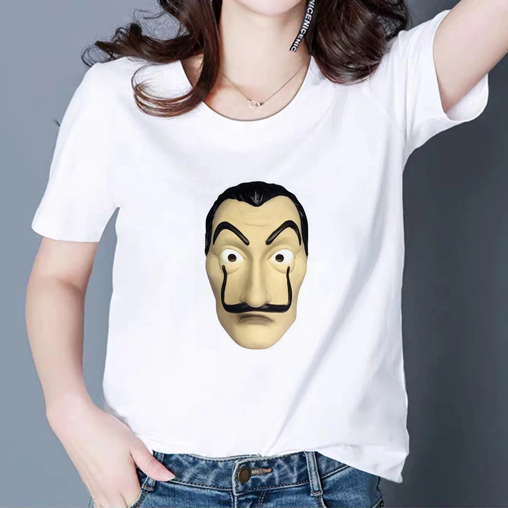 Money Heist Personality Vogue летние футболки забавные винтажные с надписью Wacky La Casa De Papel