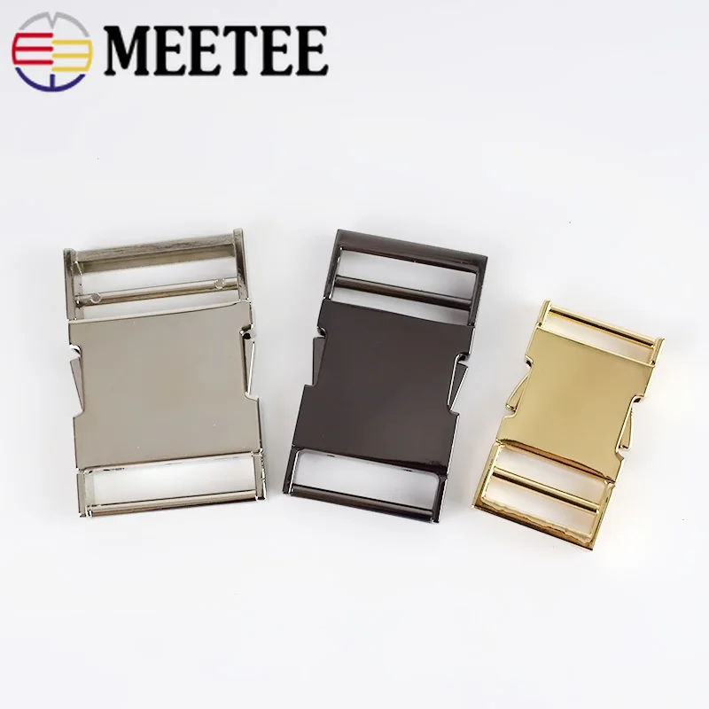 Meetee 2 шт. 14/19/25/32/38 мм металлический быстро сторонний релиз застежки пряжки ремень