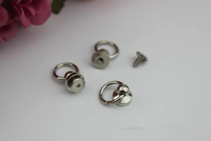 Diy сумка Кошелек Рамка аксессуары металлические кольца пять цветов замок Кнопка Пряжка Орнамент Крюк Сумка ремень металлическое кольцо кошелек ручка