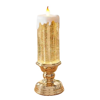 

Rechargeable Colour Electronic LED Waterproof Candle With Glitter Colour Changing LED Water Candle WXV Sale