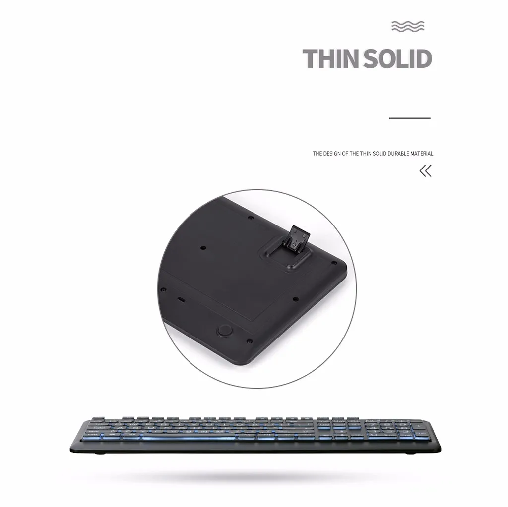 USB Проводная клавиатура с подсветкой, 104 клавиш, клавиатура с Большим Характером, водонепроницаемая черная для офисных столов, рабочих станций, настольных компьютеров, ноутбуков