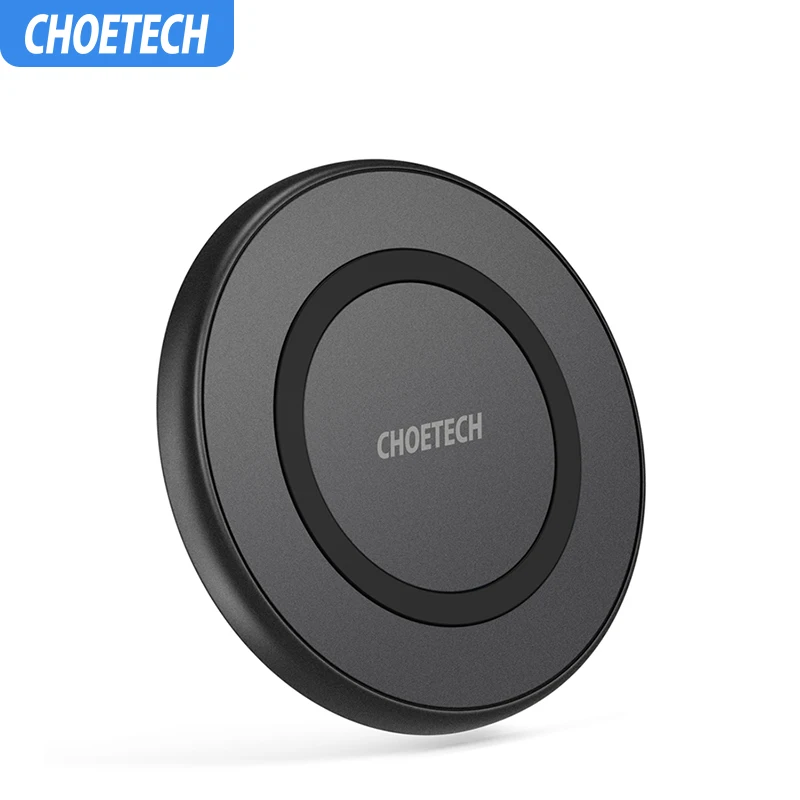 CHOETECH 10 Вт Быстрое беспроводное зарядное устройство для iPhone X XS Быстрое беспроводное зарядное устройство для samsung Galaxy S9/S9 Plus/S8/Note 8 зарядное устройство