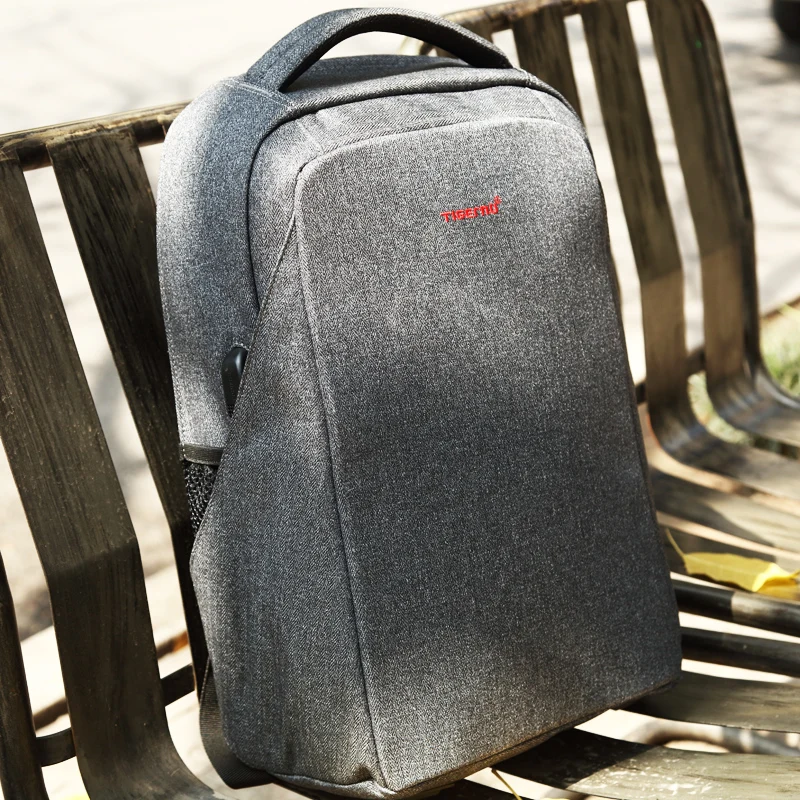 

Hard Shell Men Anti Theft Schookproof 15.6inch Laptop USB Recharging Backpacks Travel Male Mochilas Schoolbag for Boys