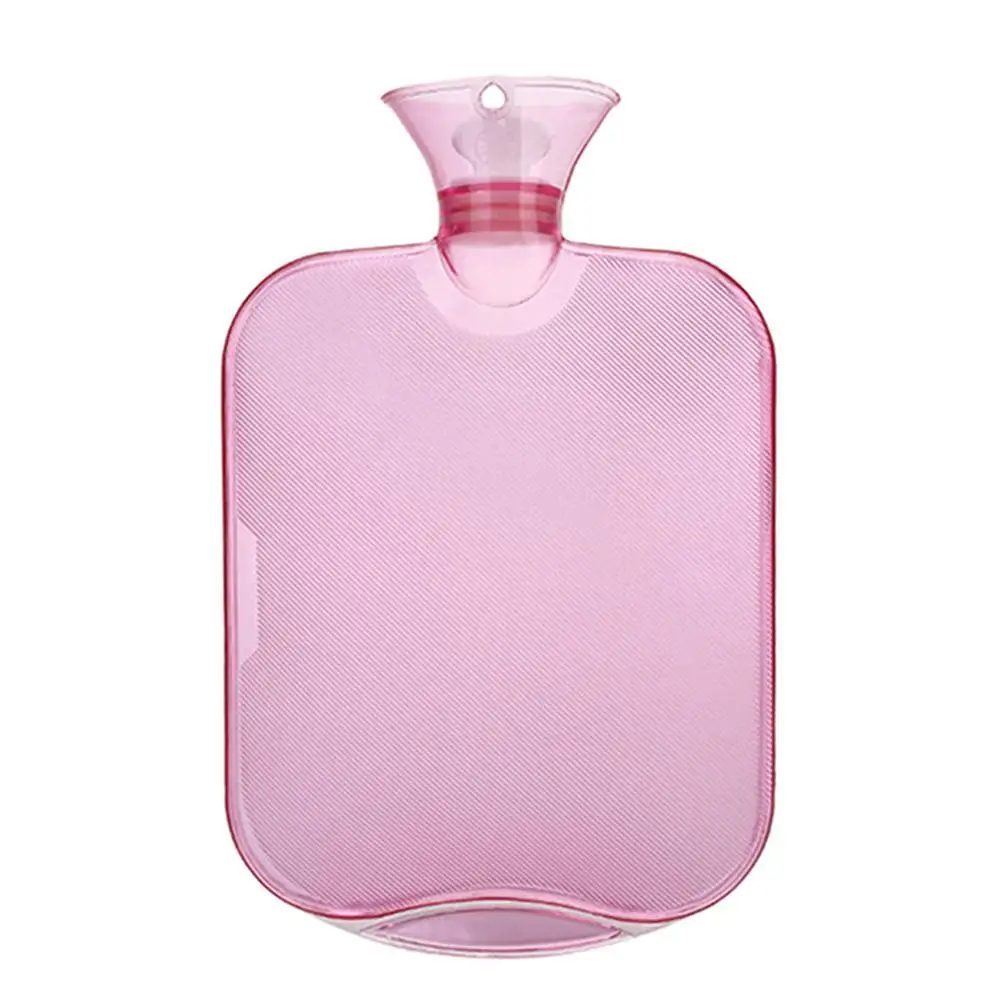 31*20cm Hot Water Bag Water Filling 2000ml Warm Water Bag Winter Hand Feet Hot Water Bottle Safe PVC explosion-proof