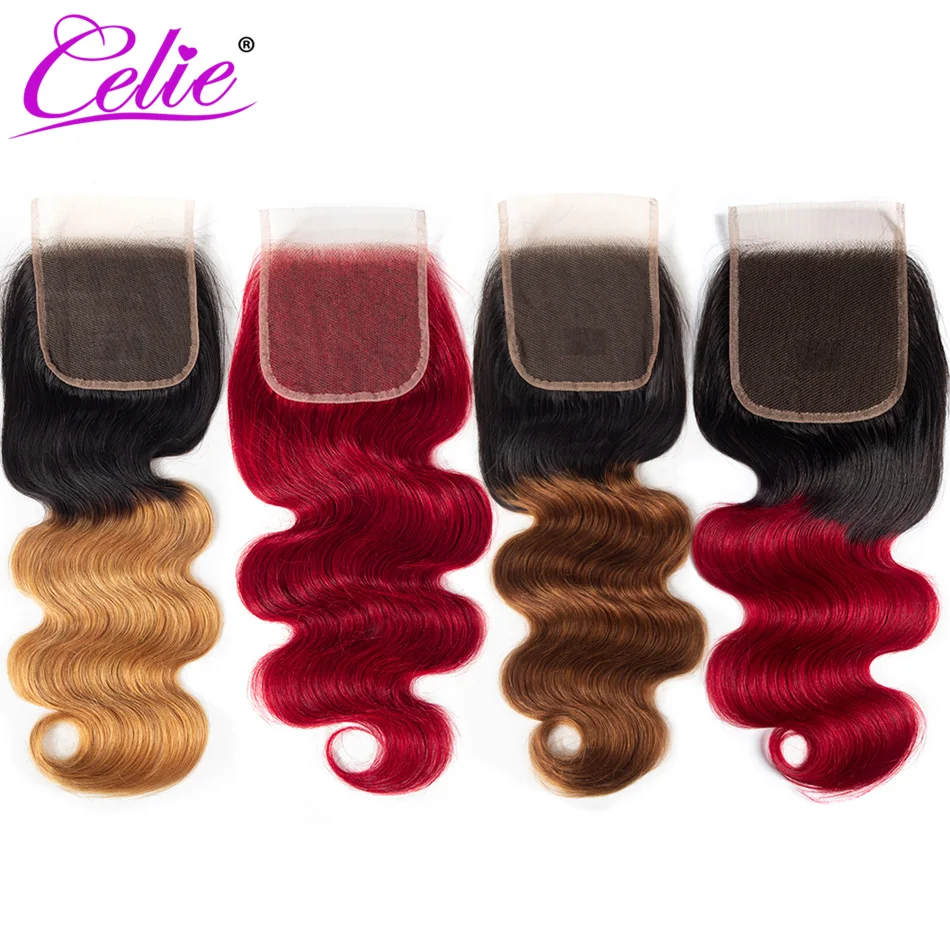 Tinashe-4x4-Lace-Closure-1B-27-30-Red-Burgundy-Honey-Blonde-Ombre-Brazilian-Body-Wave-Human-(3)