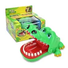 

Big Size Color Boxed Children Toys Family Bar Party Game Jokes Crocodile Mouth Tooth Bite Hand Finger Games Funny Gags Toy Gifts